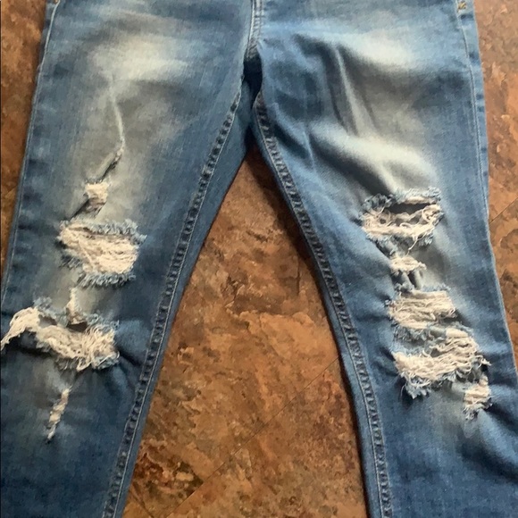 Joe’s Jeans denim distressed crop hem ankle skinny - Picture 7 of 7